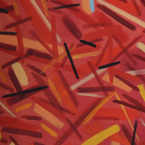 Titel: Hanawa, Öl auf Leinwand, 120 x 180 cm, abstrakte Malerei, Strukturen

